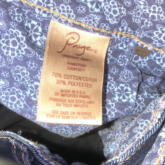 Paige Skyline Denim Skinny Jeans 29 - Picture 6 of 7